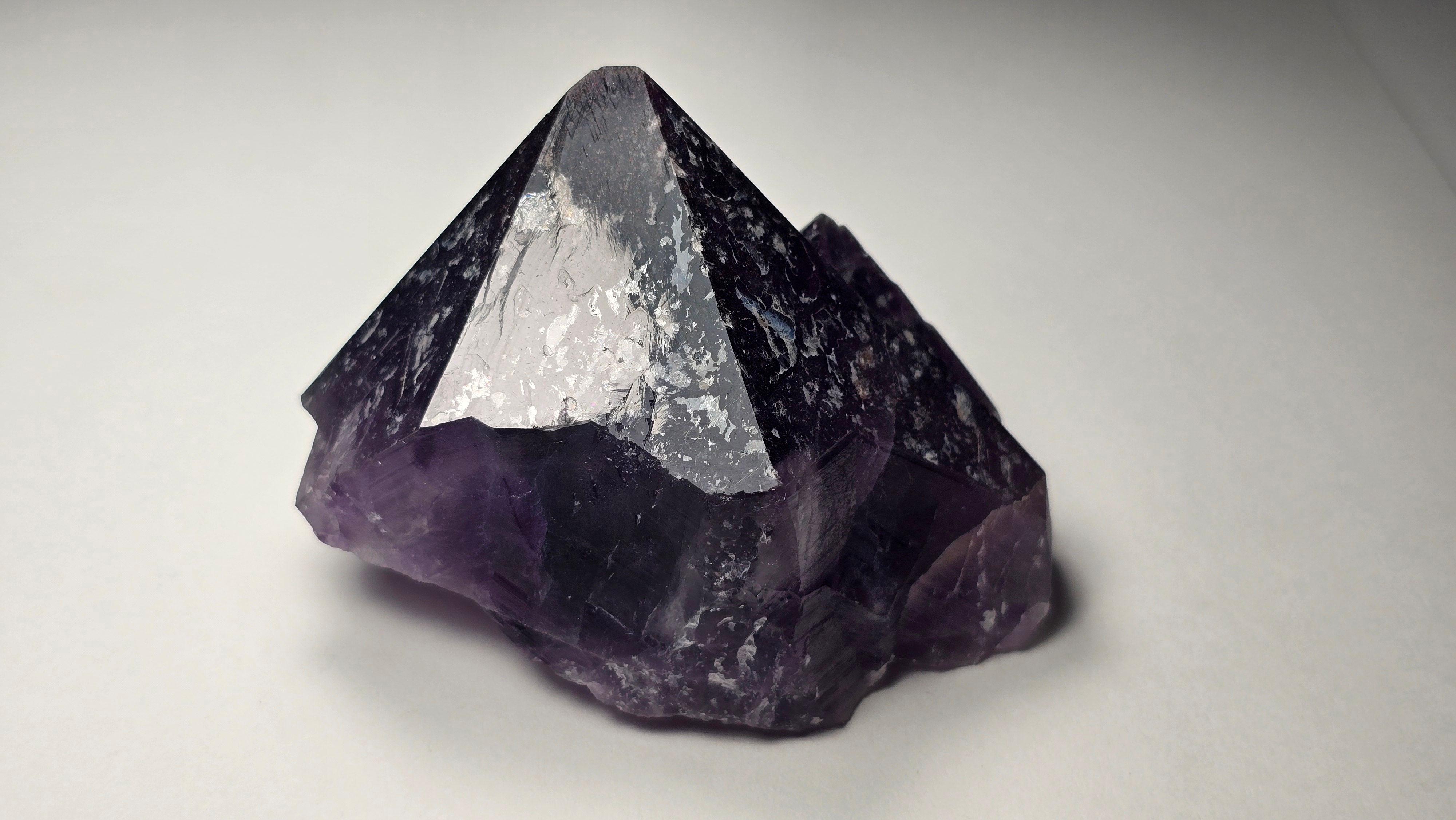 Amethyst with Hematite inclusions 
