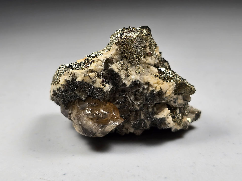 Thumbnail: Pyrite, Calcite, Dolomite 