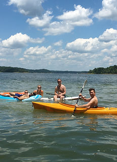 Kayaking during CA-1 retreat