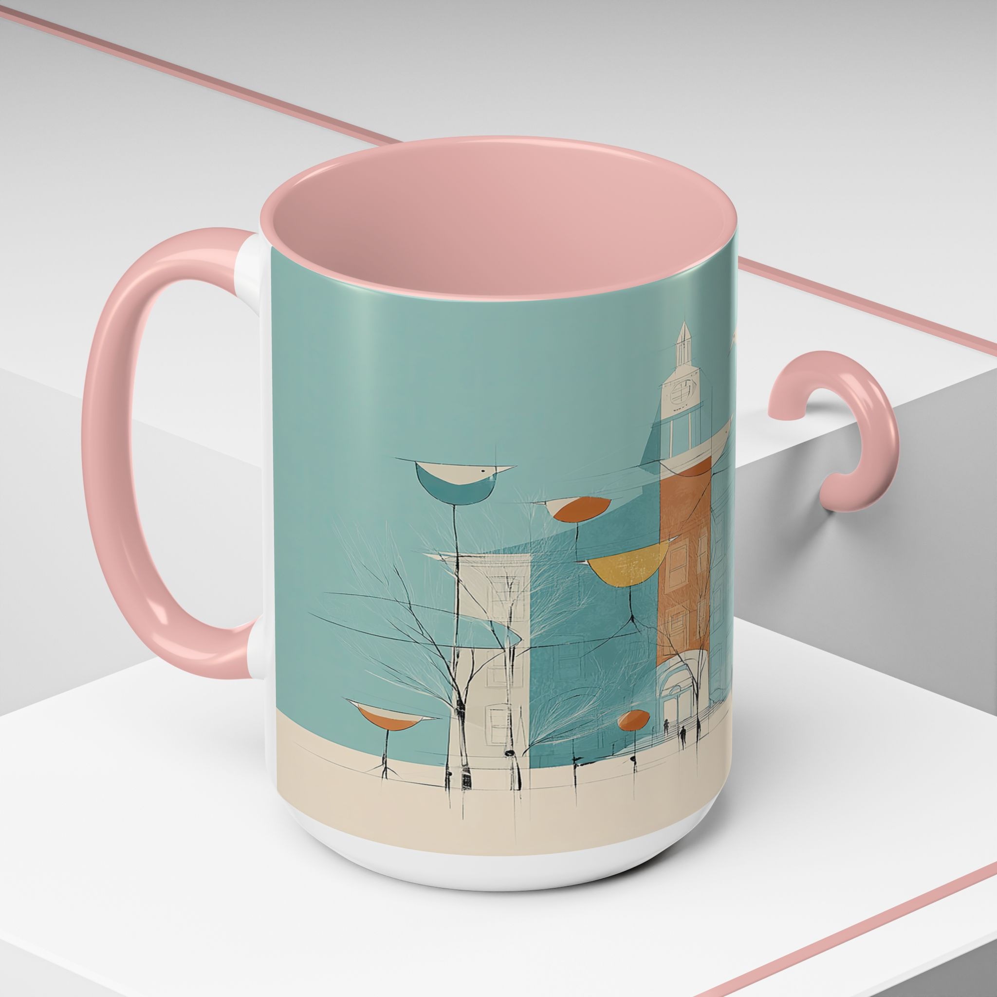 Fun Colorful Artistic urban fish Coffee Mug Custom Collection