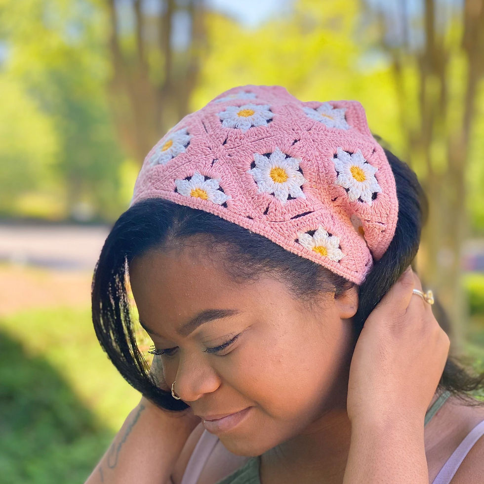 Thumbnail: Retro Daisy Crochet Bandana