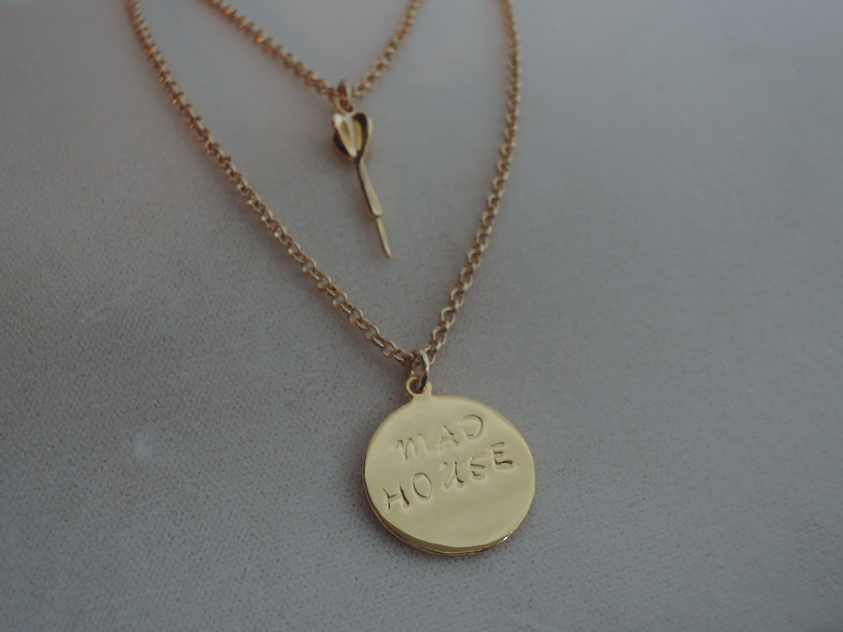 Dart Charm layered Necklace