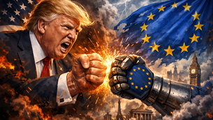 Trump ameaça "INVADIR" a Groenlândia e a União Europeia revida com TARIFAS MONSTRUOSAS:
R$ 580 BILHÕES na cara dos EUA!