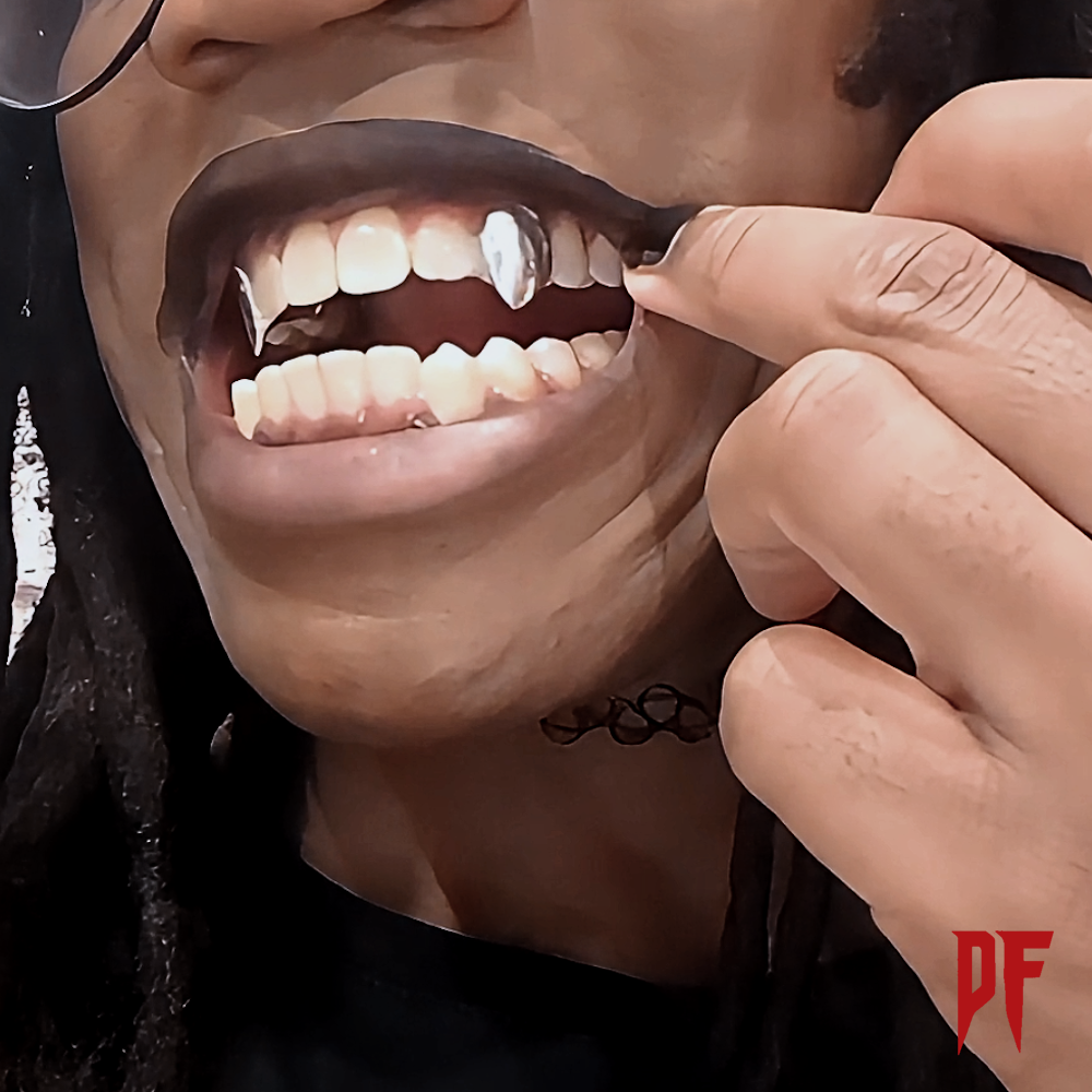 Silver Vampire Fangs