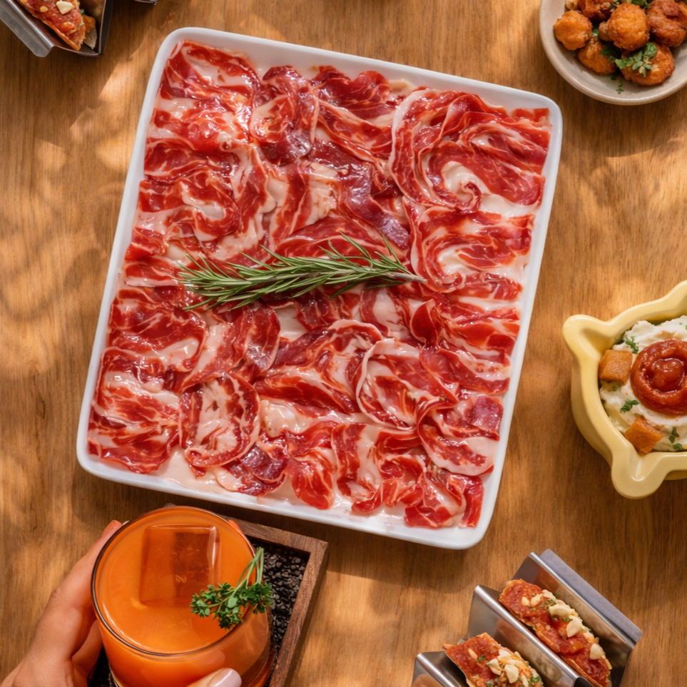 Spanish drinks at Telefèric Barcelona Palo Alto