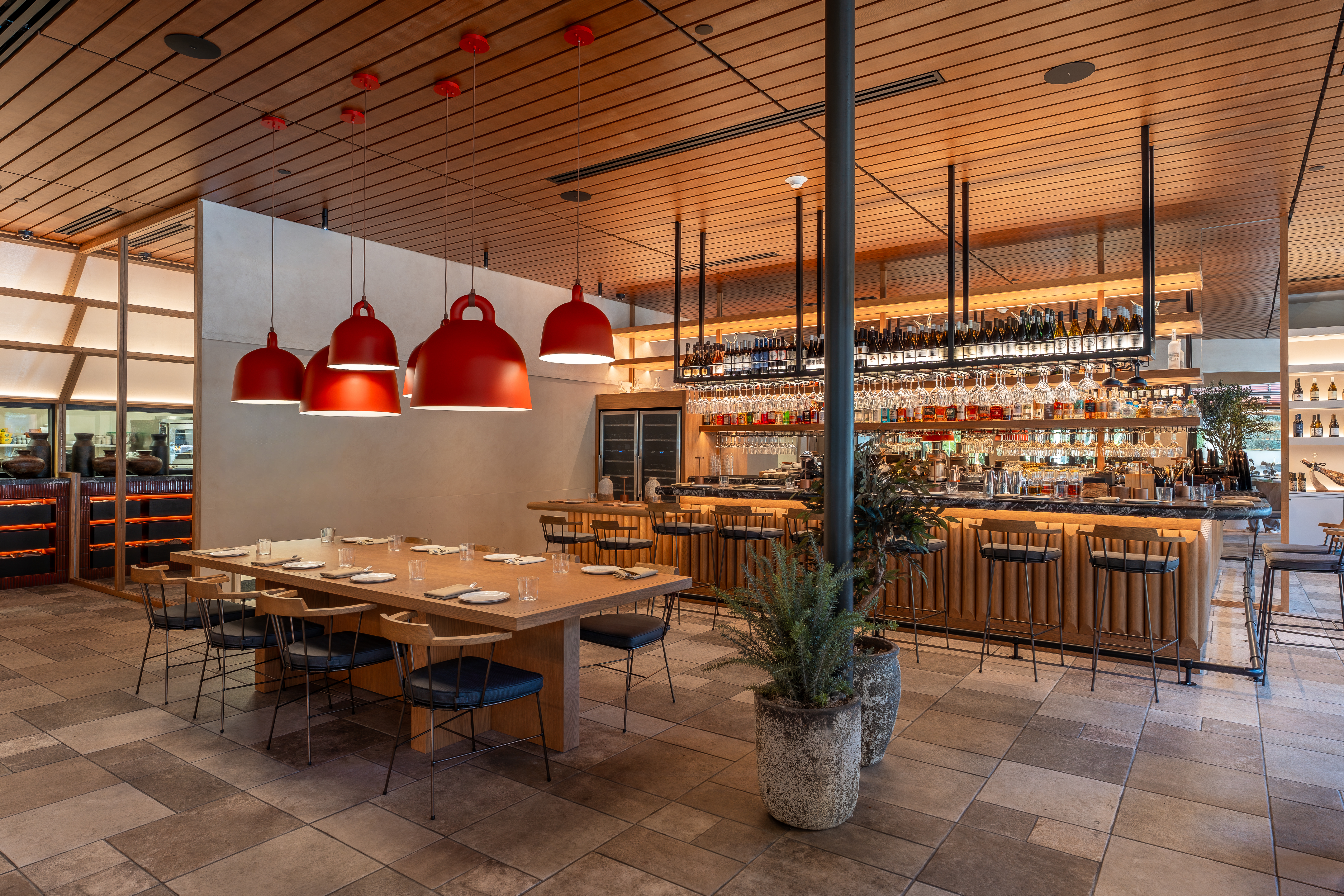 Interior of Telefèric Barcelona Newport Beach at Fashion Island