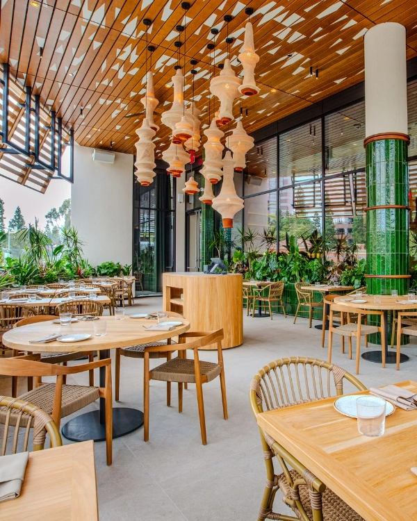 Seating area at Telefèric Barcelona La Jolla