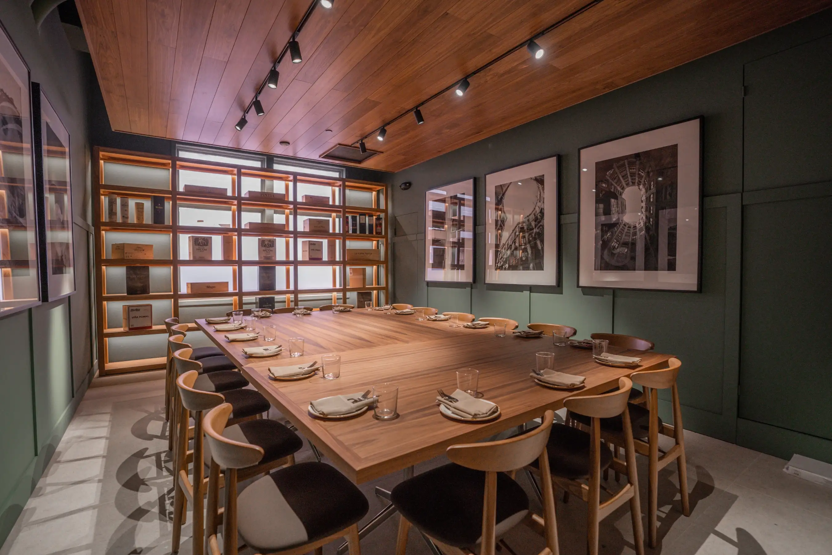 Sala Goya intimate private dining room at Telefèric Barcelona Los Gatos