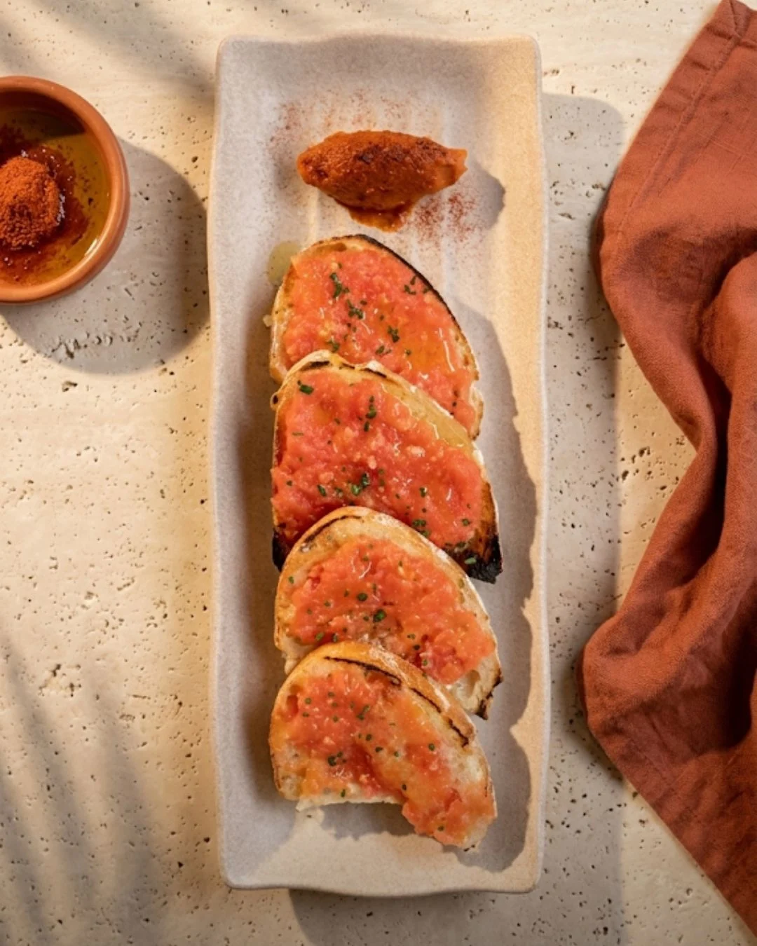 Pan con Tomate at Telefèric Barcelona Palo Alto
