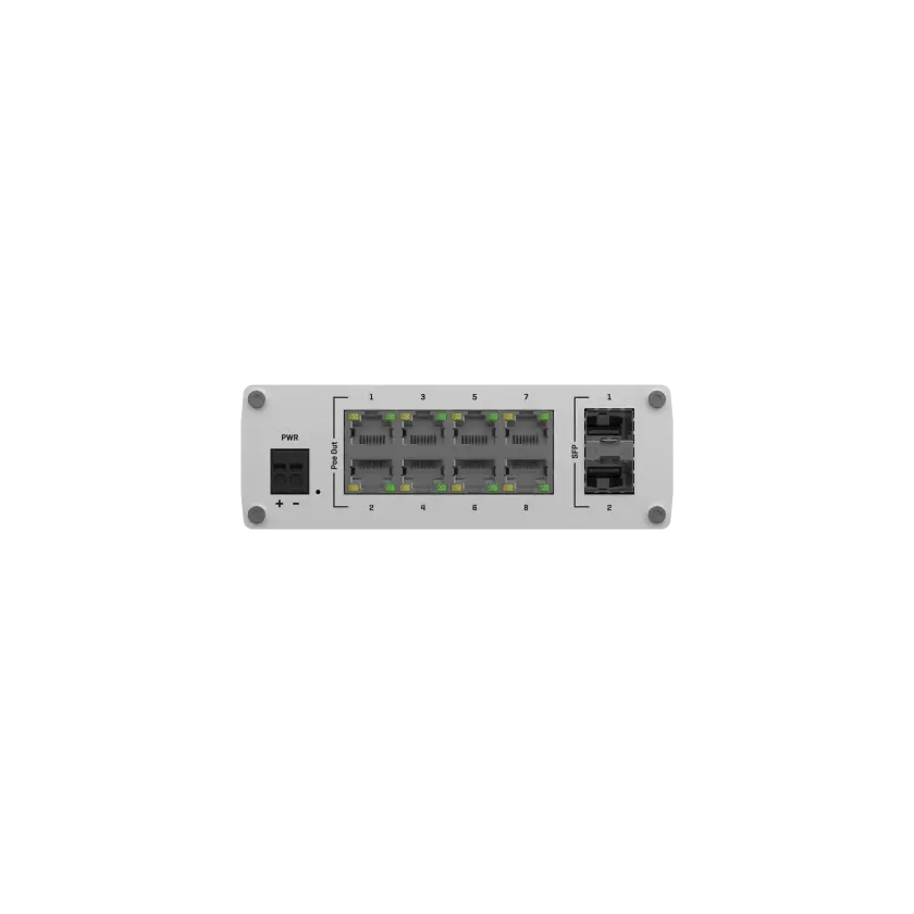 Thumbnail: TSW200 8-PORT INDUSTRIAL POE+ GIGABIT ETHERNET SWITCH