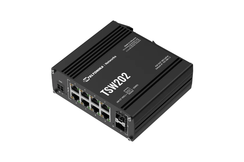 TSW202 8PORT INDUSTRIAL POE+ GIGABIT MANAGED SWITCH IndelFe