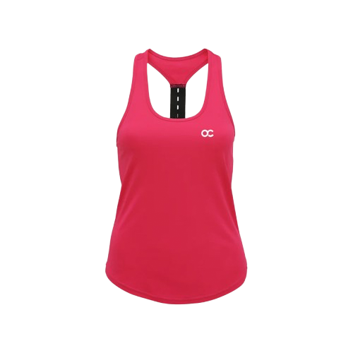 Teamwear Tanktop Dames - Hot Roze
