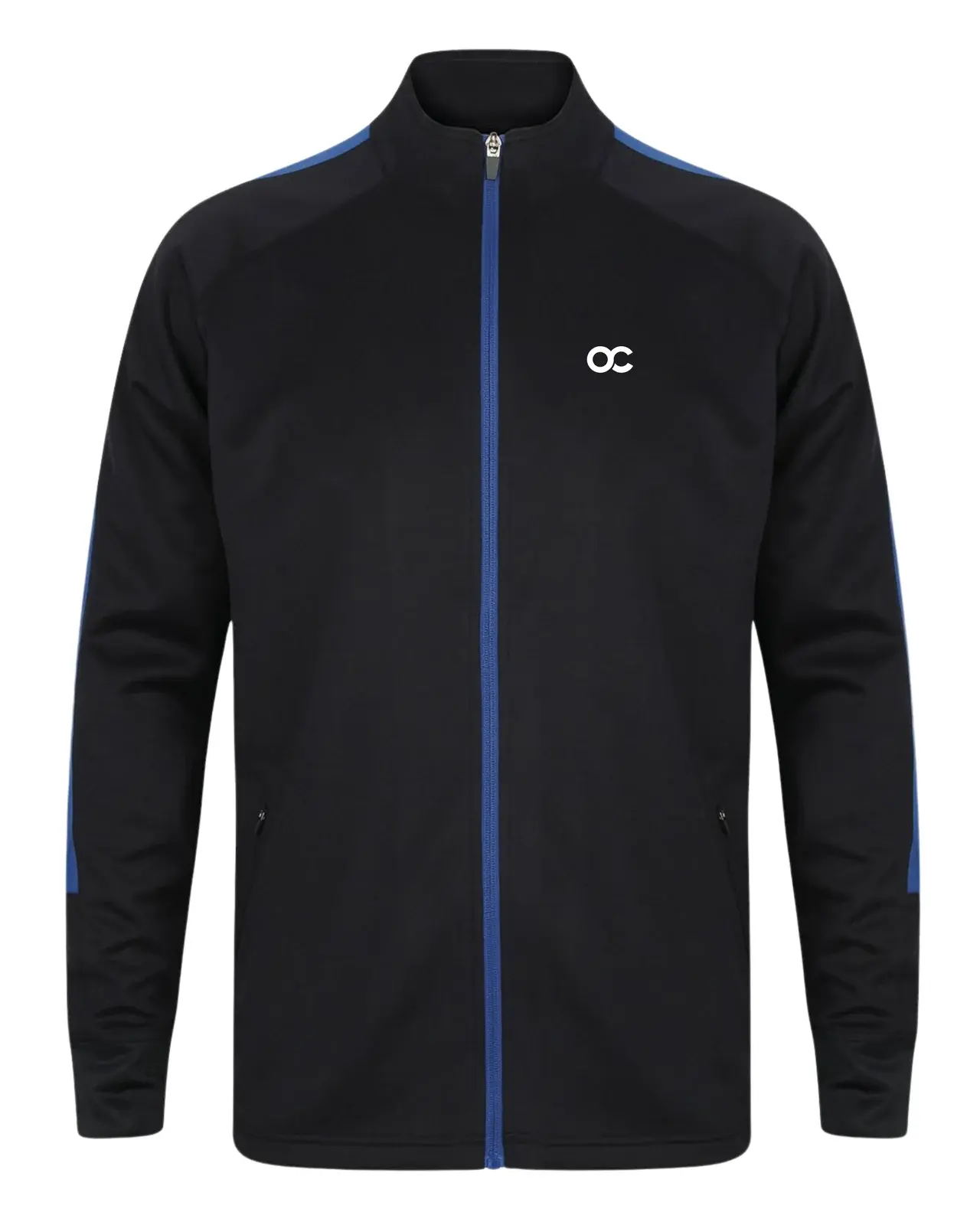 Teamwear Trainingsjack Heren - Zwart/Blauw
