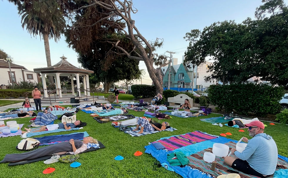 Golden Hour Community Meditation + Sound Healing in the Park