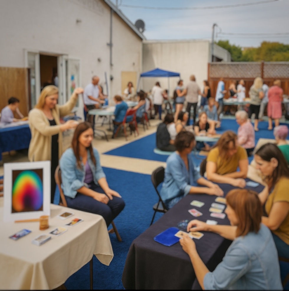 Happy Blue Marble Summer Gathering