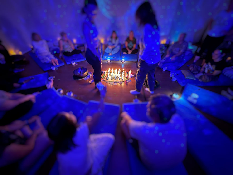 Happy Blue Marble New Moon Ceremony