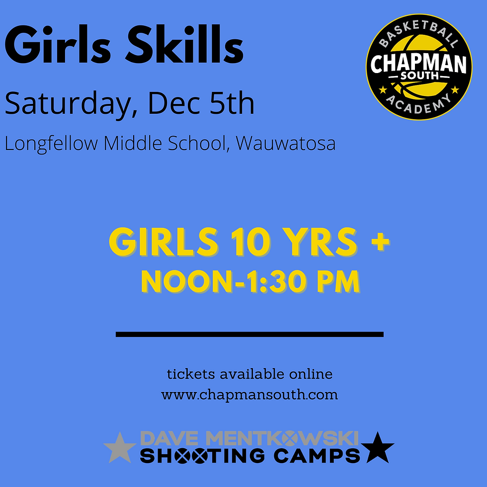 Girls Skills Sat 12/5