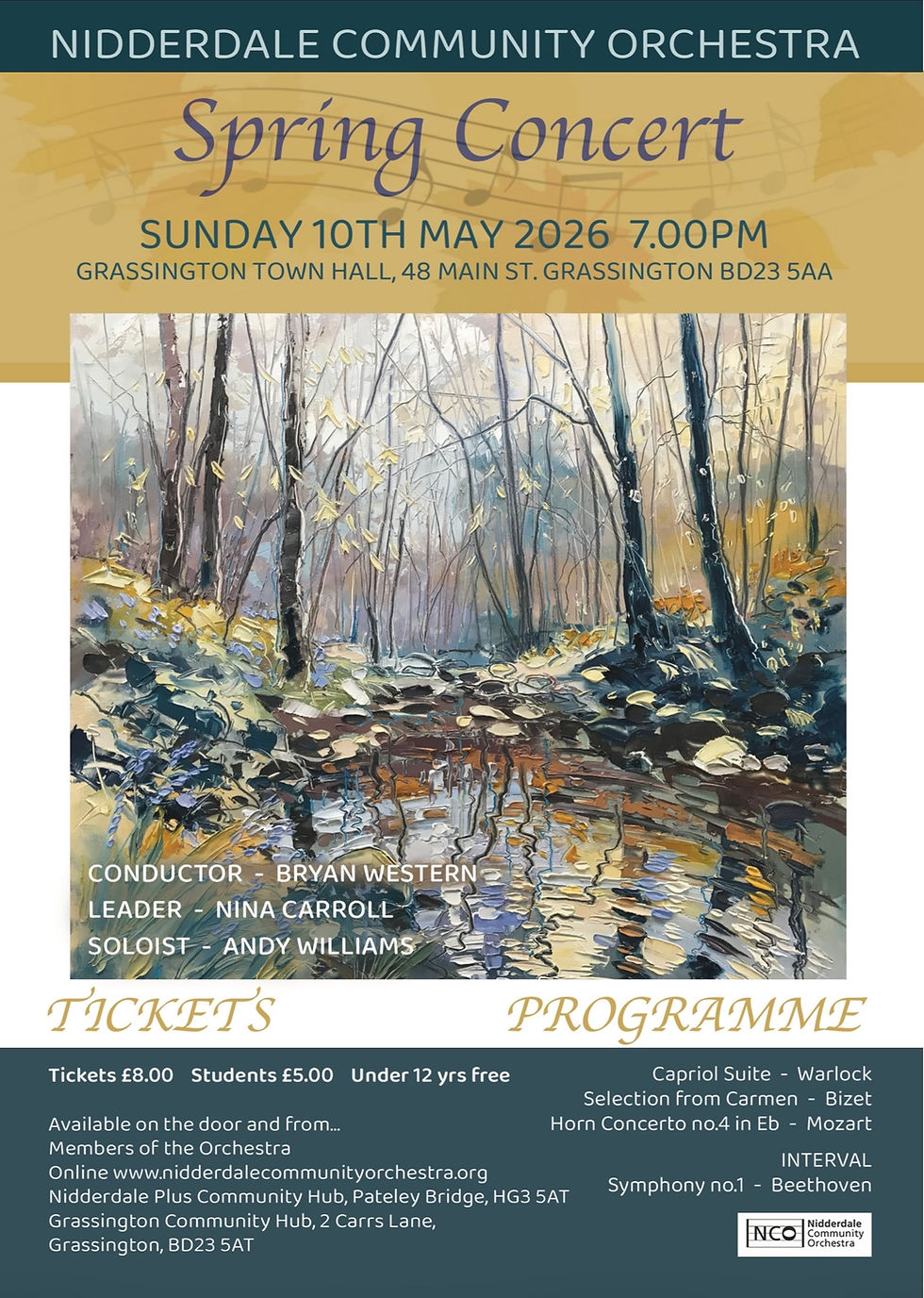 The Nidderdale Community Orchestra - Spring Concert