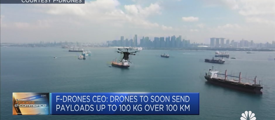 F-drones featured on CNBC