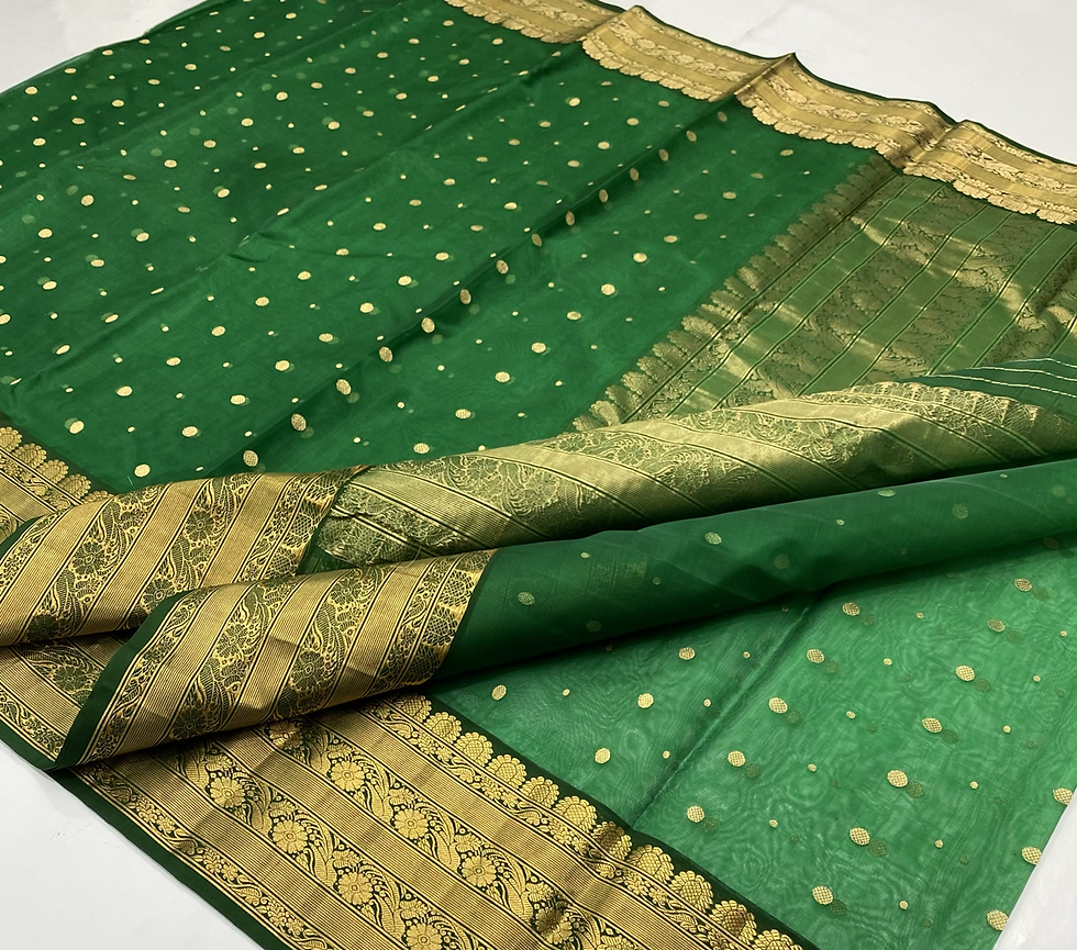 Thumbnail: Anuska sharma  chanderi saree