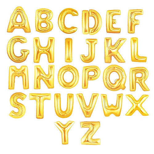 Thumbnail: Alphabetical Foil Balloons