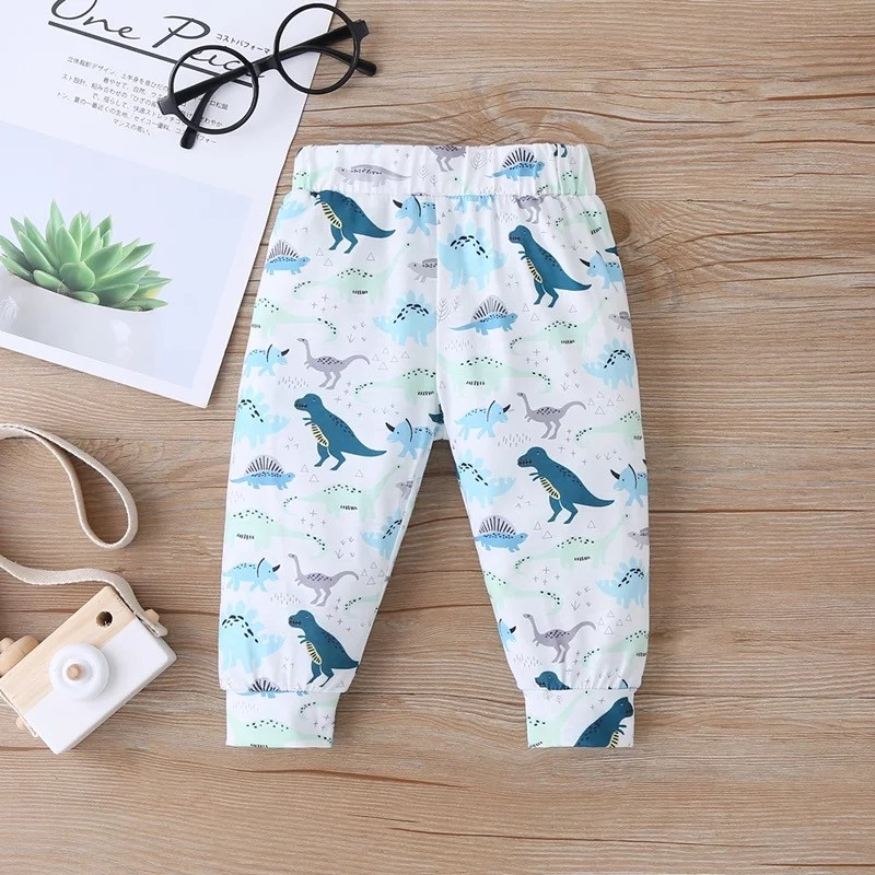 Miniatura: Conjunto de roupas para bebés unisexo, primavera e outono 3 Pcs de algodão.