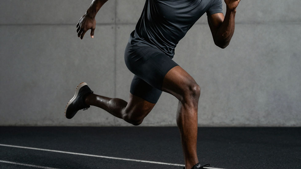 Athlete in training