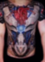 armor biomechanical tattoo