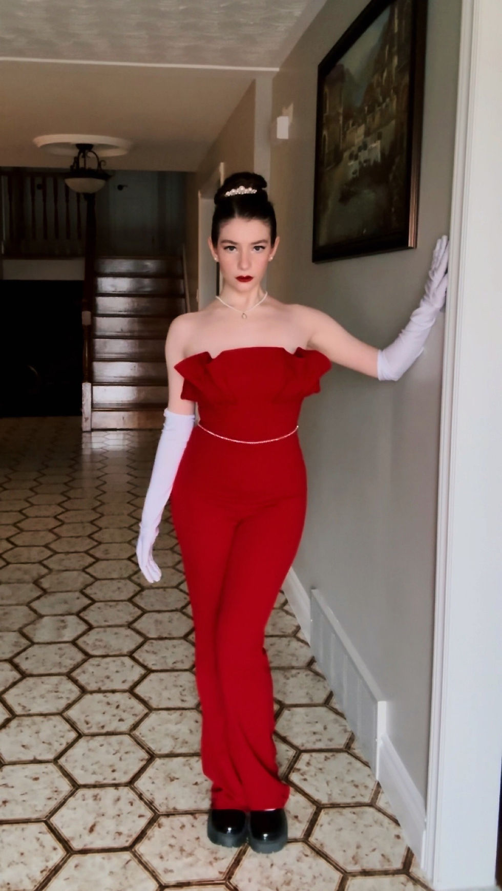 Buffy Jumpsuit - Red