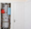 boiler in a cupboard