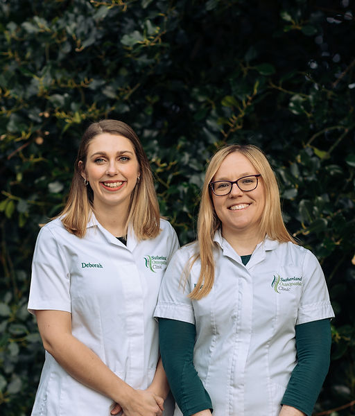 Osteopaths, Deborah and Rachel