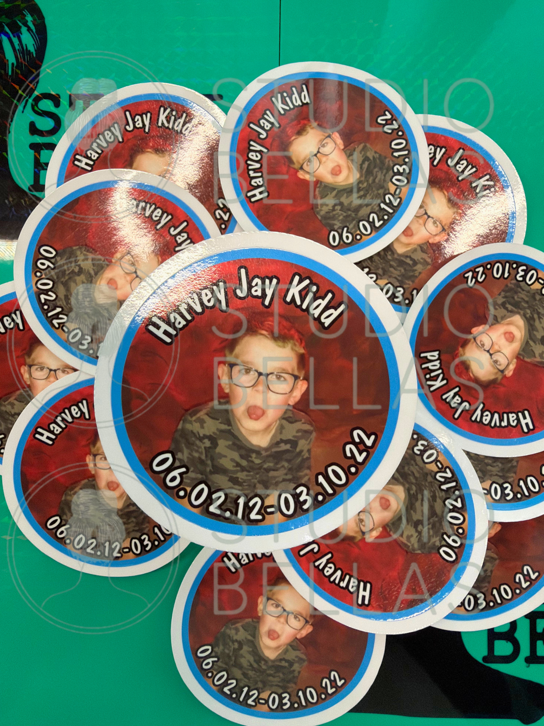Round stickers