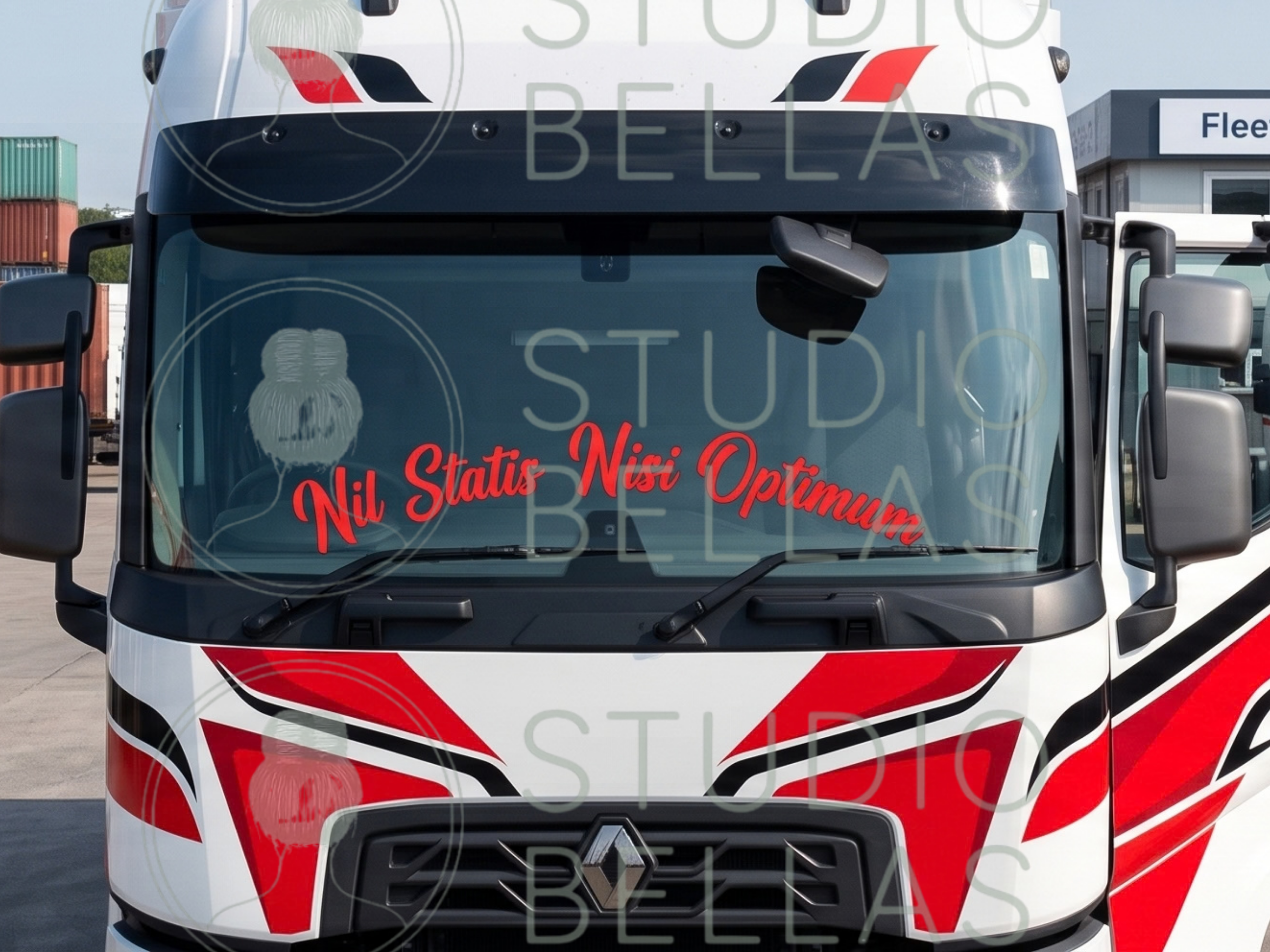 20in Front Window decal