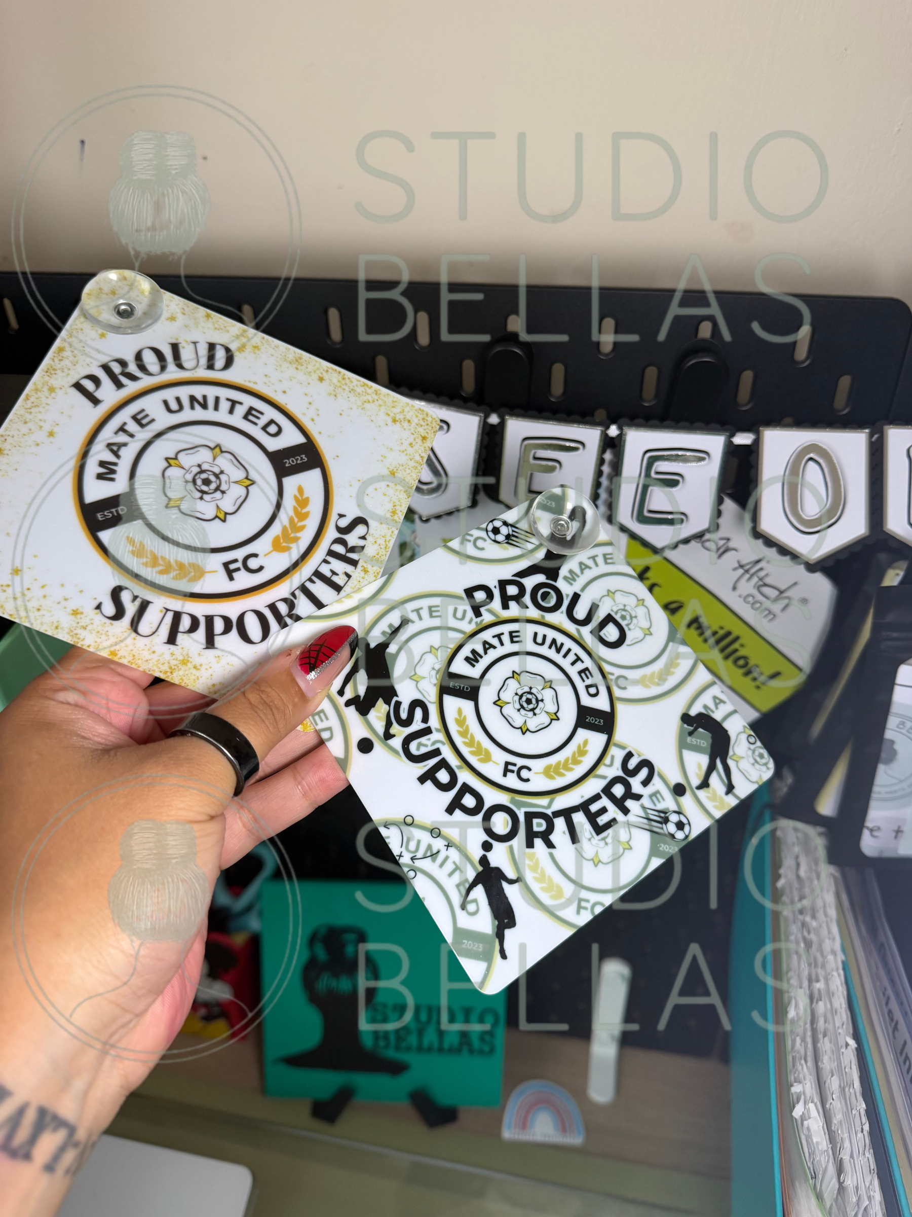 Car Window Suction Signs