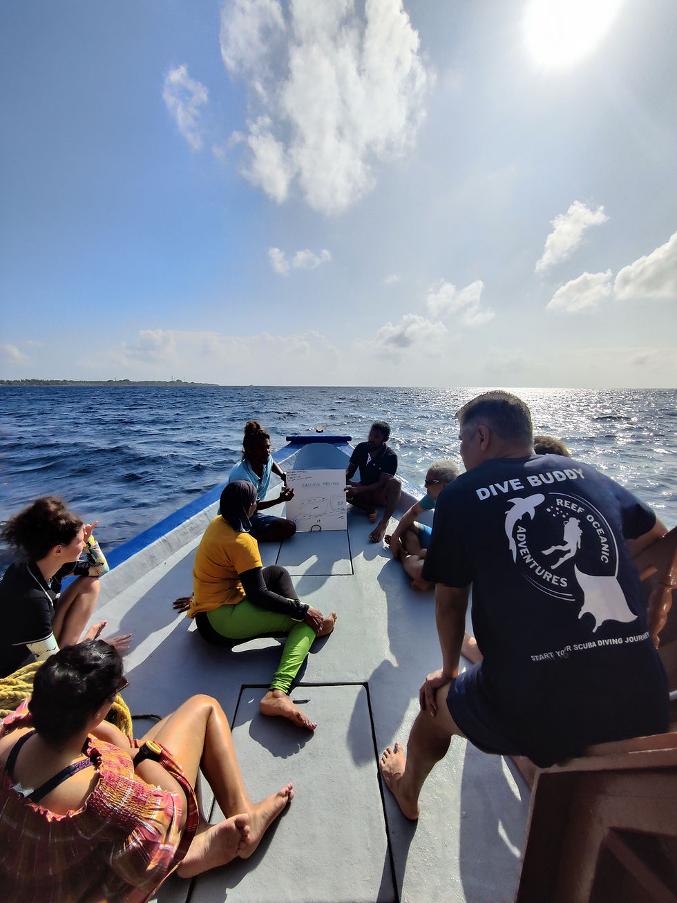 Scuba diving in the Maldives