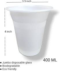 Jumbo glass 400 ml (Pack of 4))