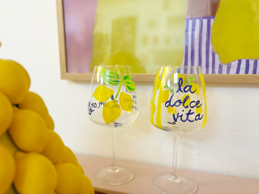 Wine Glass Painting