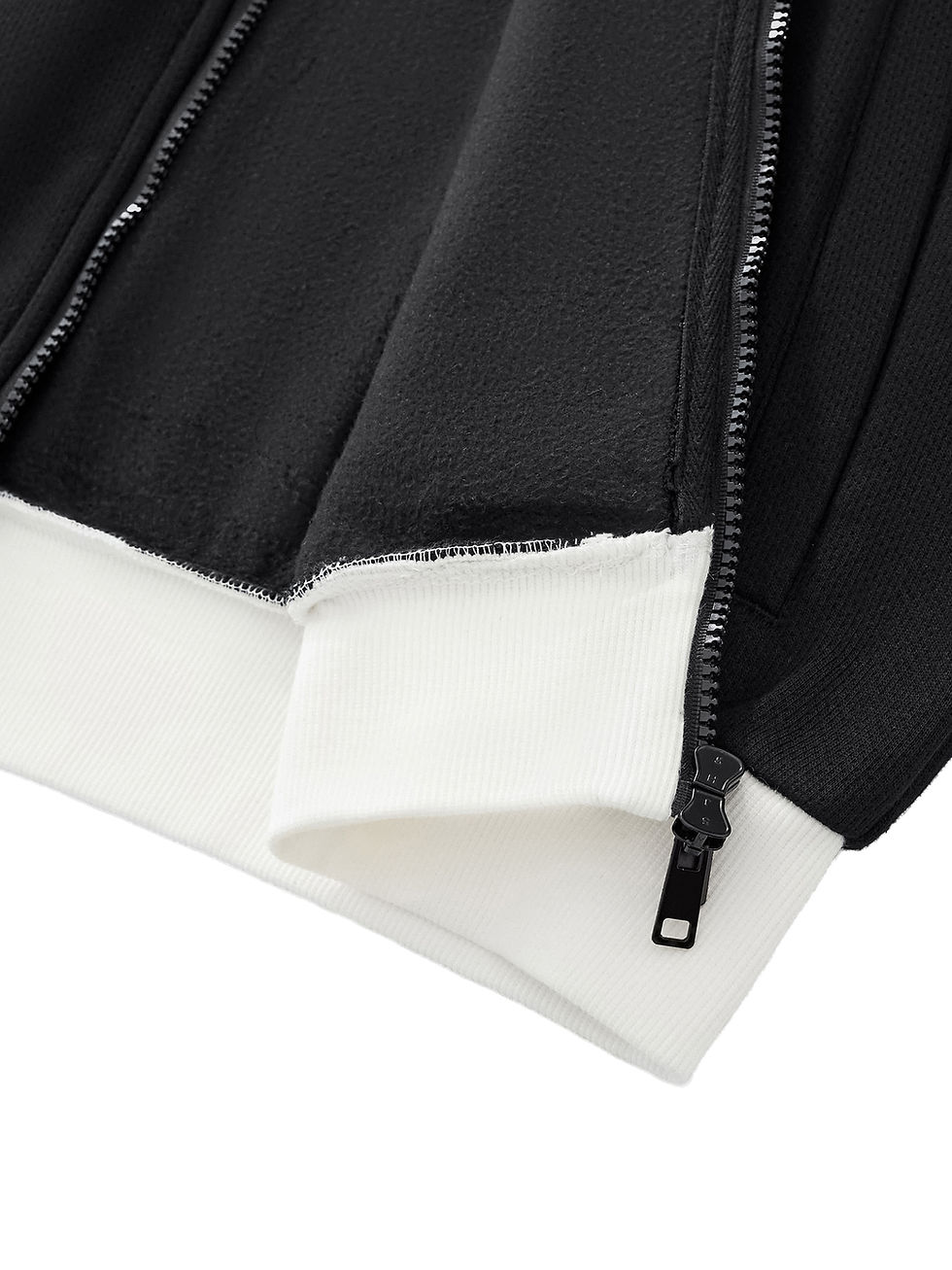 Thumbnail: Contrast Side Stripe Fleece Track Jacket