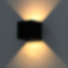 outdoor wall light black square