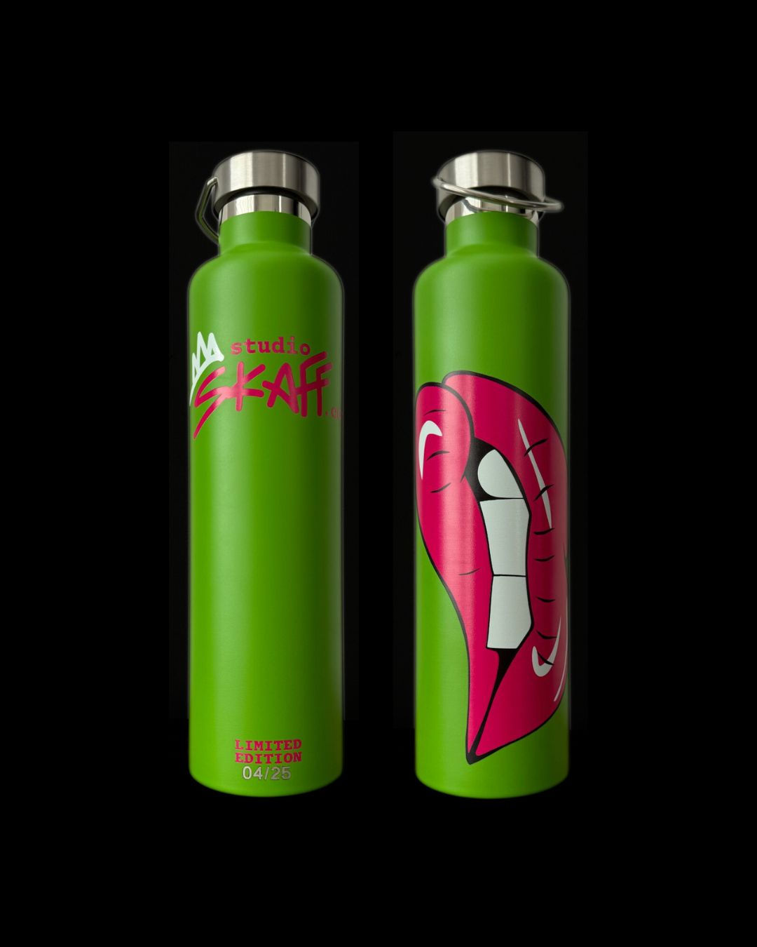 Big, Green & Juicy - Steel Water Bottle