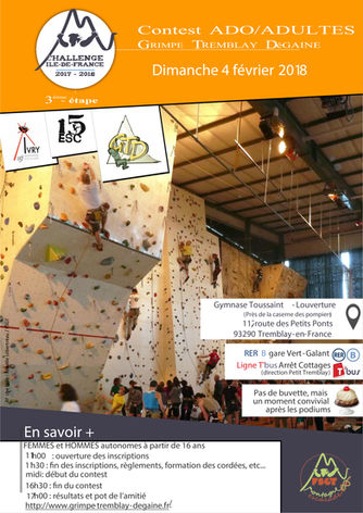 CHALLENGE IDF 2017 / 18, 3ème partie