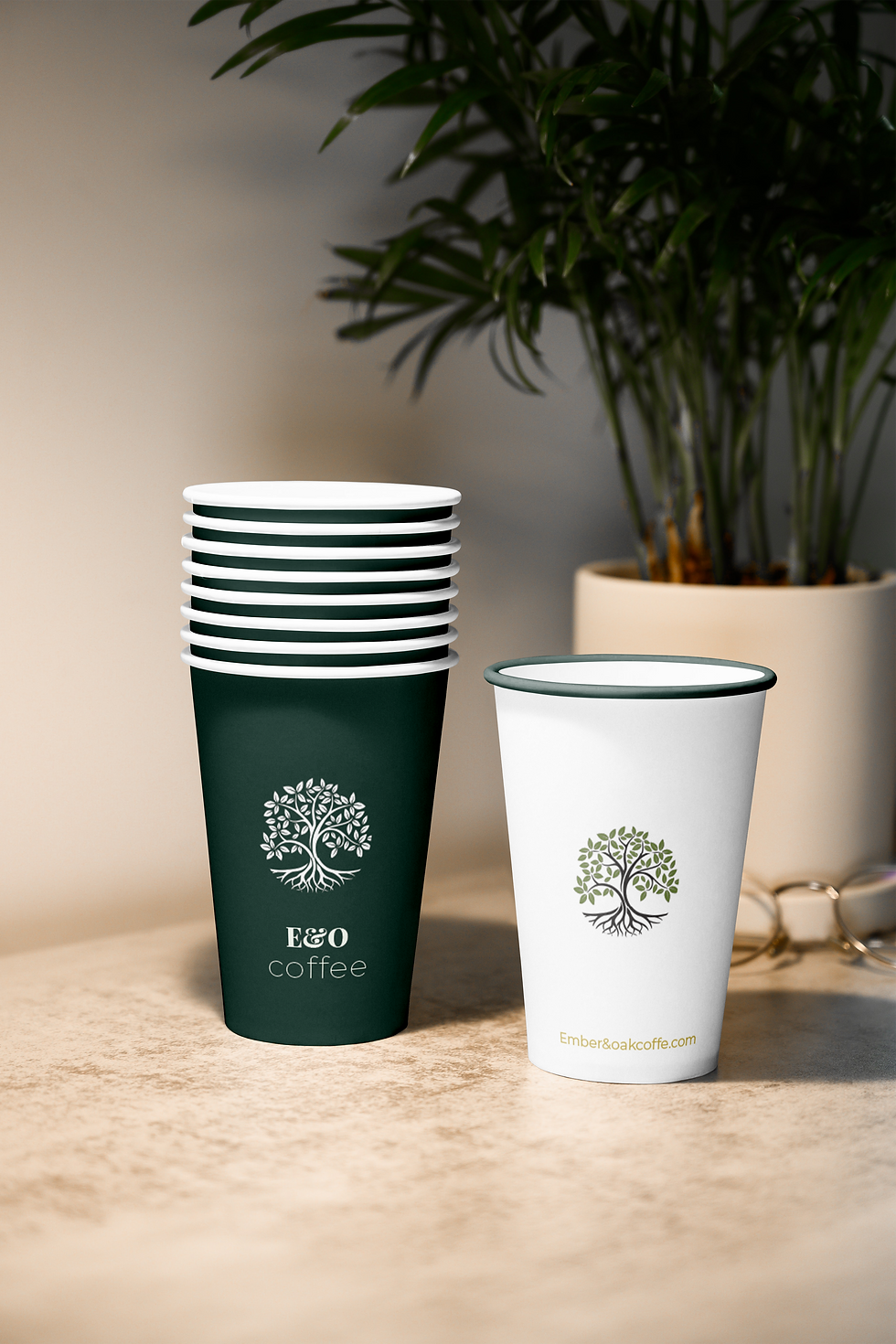 Coffee Cups on Table Mockup.png