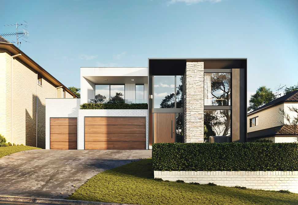 Addition Alteration modern house castle house