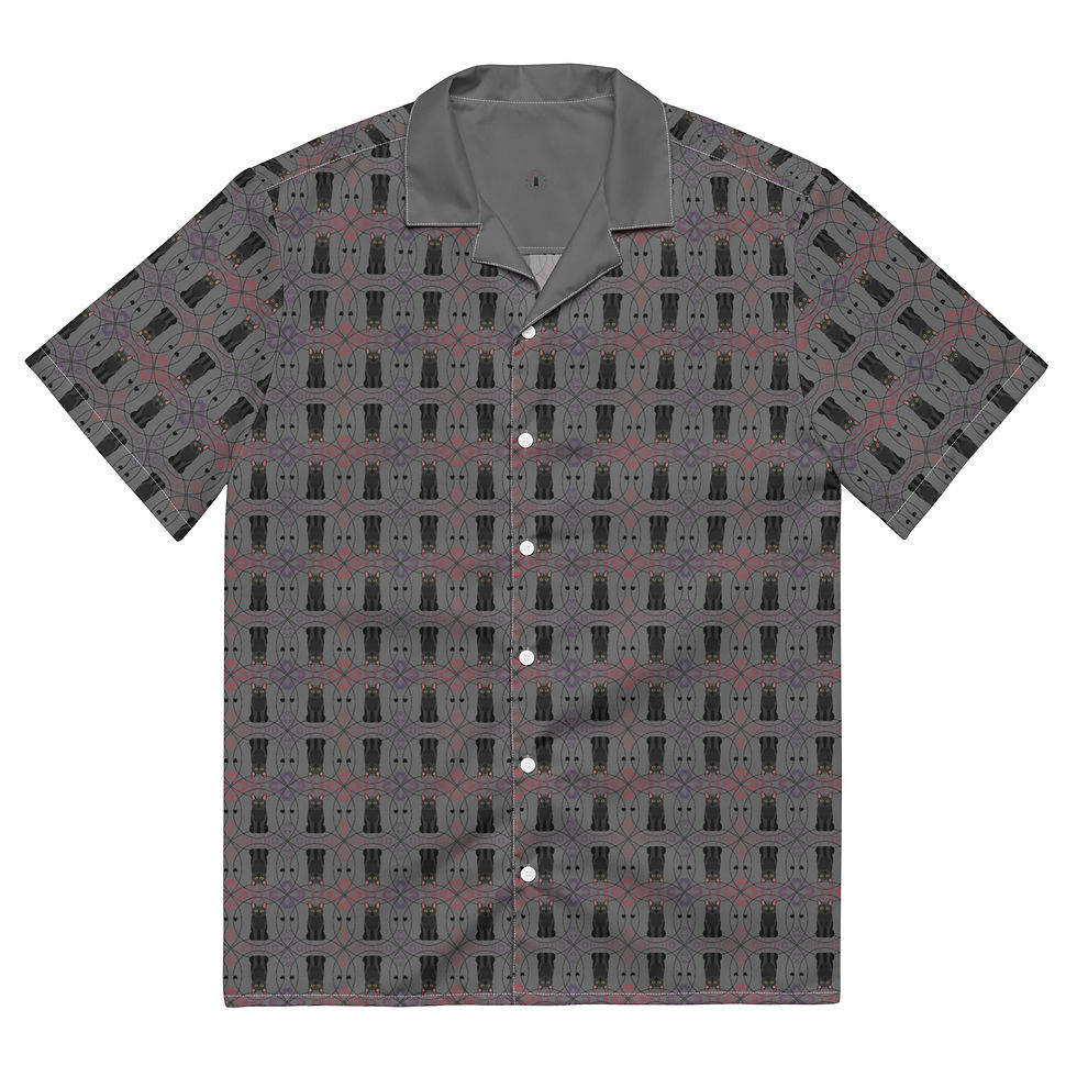 Thumbnail: Sassy Cat Unisex button shirt