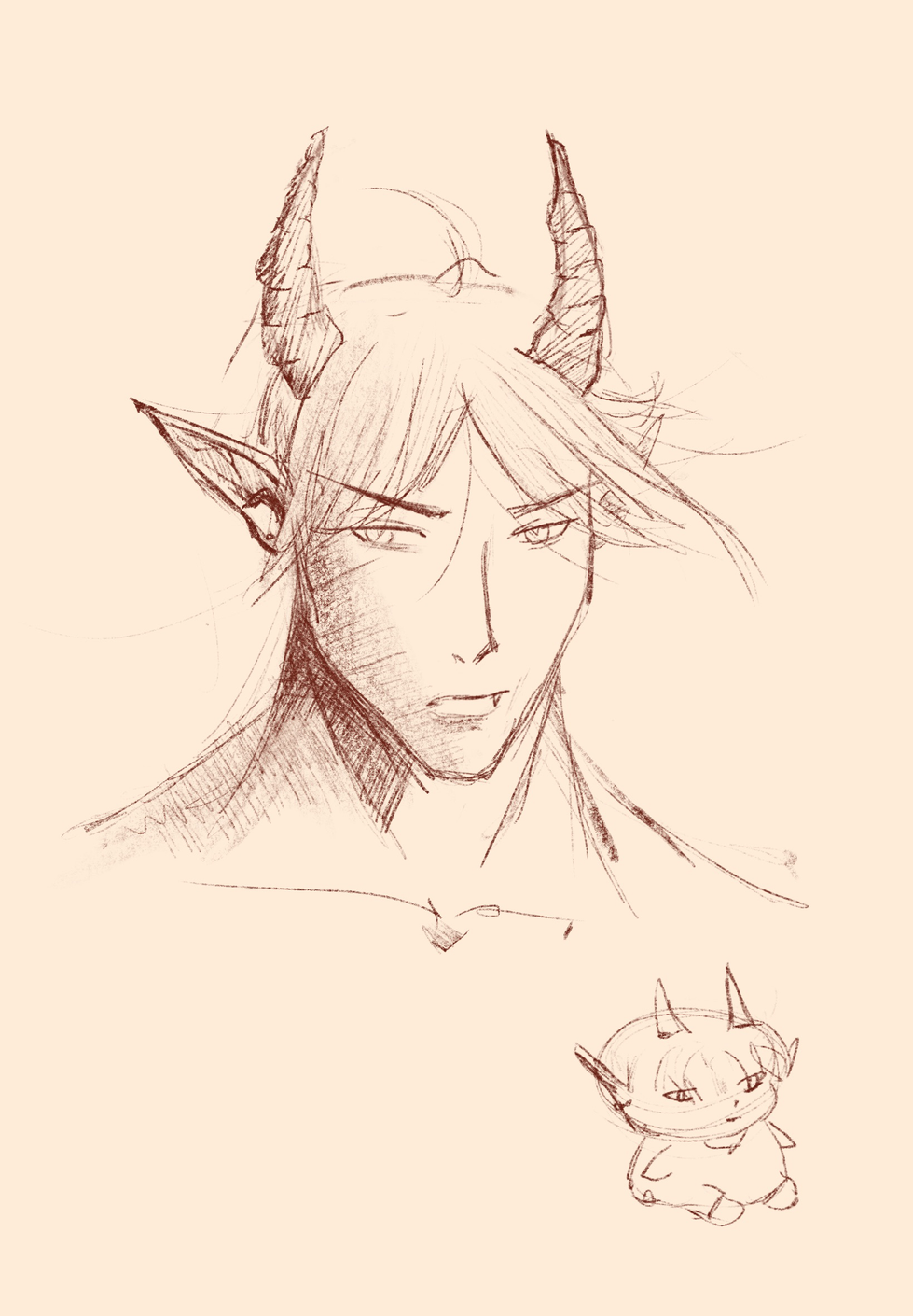 Concept art of a demon