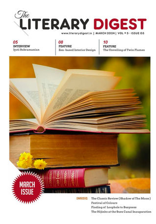 Interview in The Literary Digest - March 2024