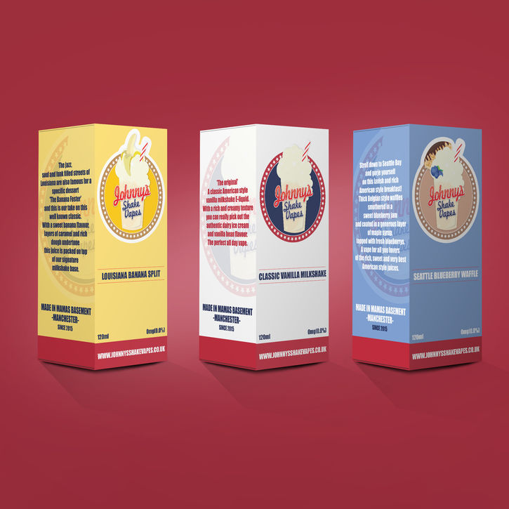 Vape bottle outer packaging design