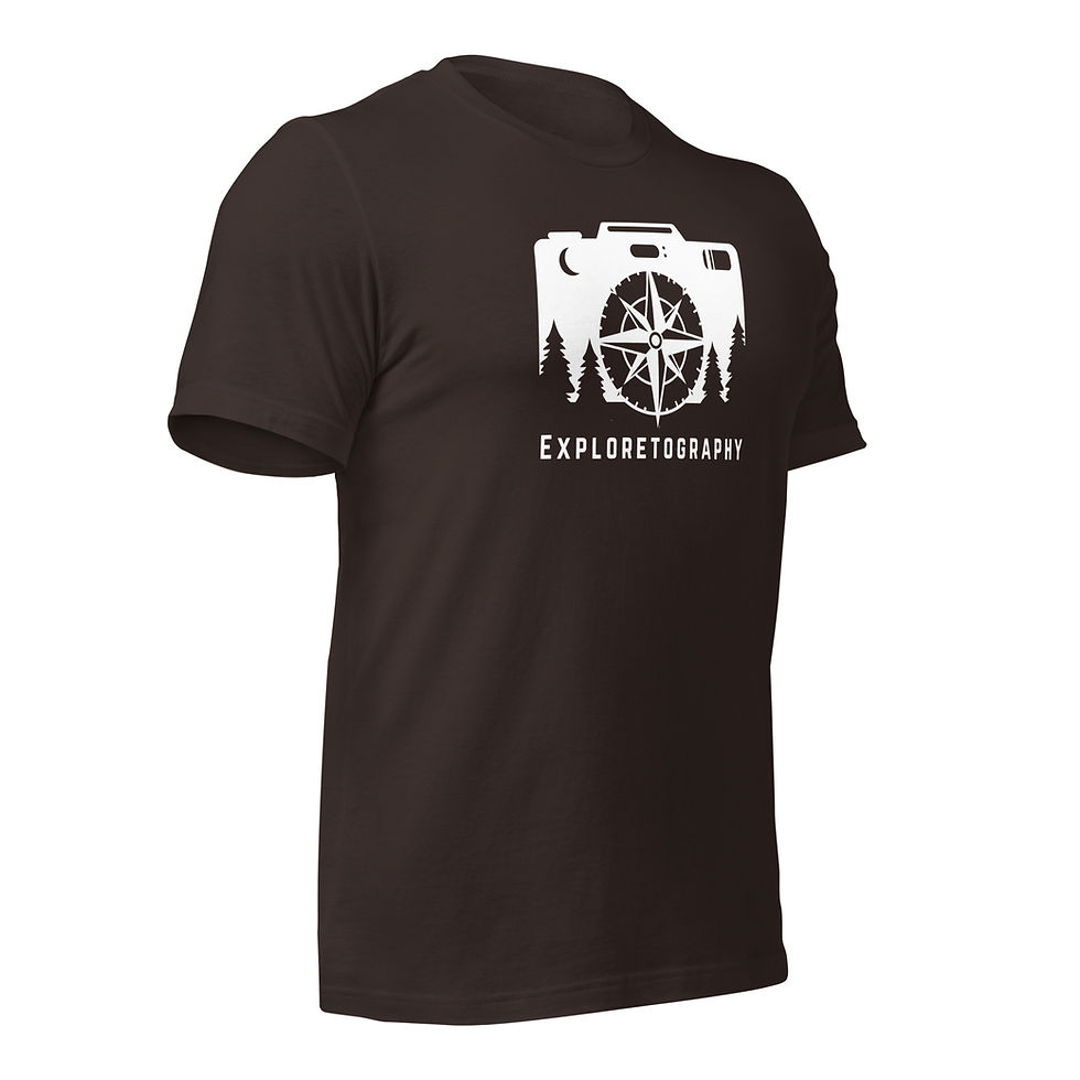 Thumbnail: Exploretography White Logo Tshirt