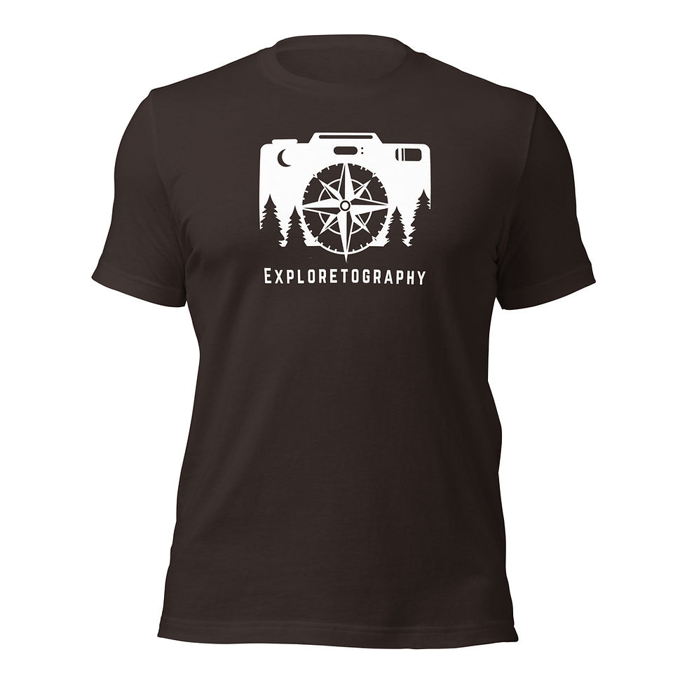 Thumbnail: Exploretography White Logo Tshirt