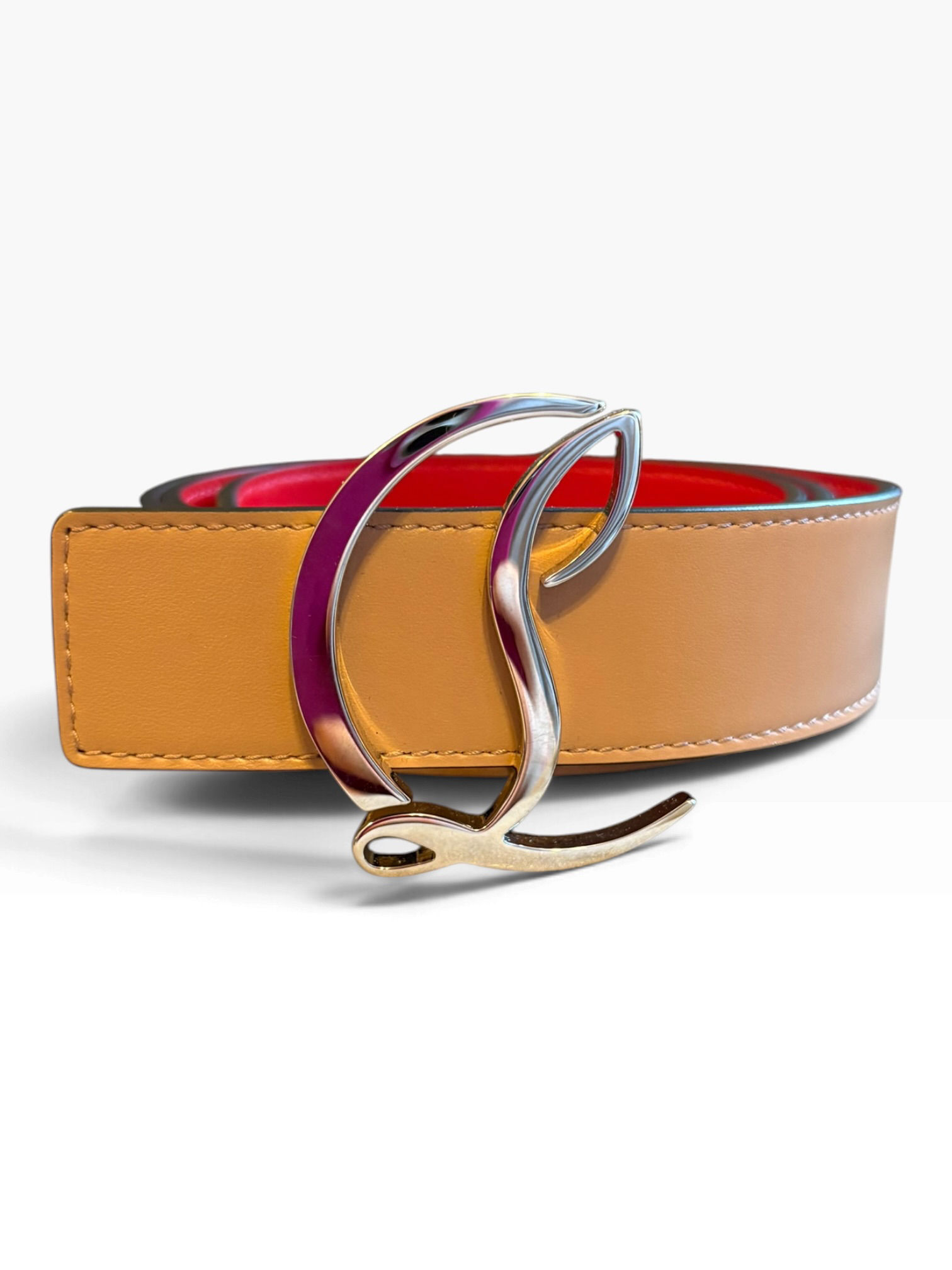 Christian Louboutin Logo Belt